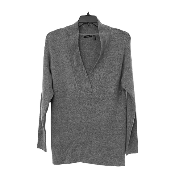 NWOT RDI Nordstrom Deep V-Neck Tunic Knit Sweater - Picture 2 of 7